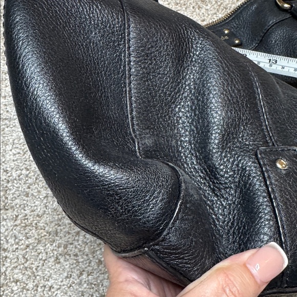 Kate Spade | Berkshire Road Teegan Pebbled Leather Tote Bag in Black - Picture 10 of 16